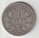 DEUTSCHES REICH 1875 F: 1 Mark, Silver, KM 7 - 1 Mark