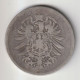 DEUTSCHES REICH 1875 F: 1 Mark, Silver, KM 7 - 1 Mark