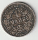 DEUTSCHES REICH 1903 A: 1 Mark, Silver, KM 14 - 1 Mark