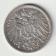 DEUTSCHES REICH 1914 A: 1 Mark, Silver, KM 14 - 1 Mark