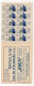 Delcampe - Carnet Anti-tuberculeux 1935 Association Alsacienne Lorraine Contre La Tuberculose - Bilingue - 20 Timbres 10cts / 2F - Blokken & Postzegelboekjes