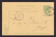 DDFF 859 --  Collection THIELT - Entier Armoiries 1910 Vers BRUGES - Origine Manuscrite CANEGHEM - Cartes Postales 1871-1909