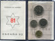 ESPAÑA SPAIN 1981*81 Moneda SET MUNDIAL*82 UNC #SET1259.4.E.A - Ongebruikte Sets & Proefsets