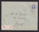 DDFF 861 --  Collection THIELT - Enveloppe Recommandée TP Petit Montenez1925 Vers BXL - Grande Griffe S/ Etiq. Reco - 1921-1925 Montenez Pequeño