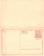 Germany:Postal Stationery 40 Pfennig With Answer Stationery, 1920 - Postcards