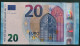 20 EURO S026H1 Serie SX Lagarde Italy Ch 13 Perfect UNC - 20 Euro