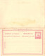 Germany:Samoa:Postal Stationery 10 Pfennig With Answer Card 10 Pfennig, Ship, 1900 - Samoa