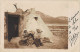 Albania - Albanian Tziganes In Front Of Their Hut - REAL PHOTO. - Albanien
