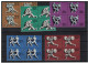 Russia 1977 Olympic Games Moscow 80, Blocks Of 4 MNH OG - Nuovi