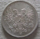 Finlande 25 Pennia 1917 S Nicholas II, En Argent. KM# 6, Unc - Neuve - Finnland