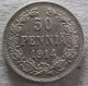 Finlande. 50 Pennia 1914 S . En  Argent. KM# 2.2, Unc - Neuve - Finland