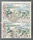 FRAWAPA027Ux2v - Airmail - Centenary Of Dakar - Bay Of N'Gor - Pair Of 100 F Used Stamps - AOF - 1958 - Usados