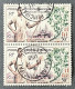 FRAWAPA026Ux2v2 - Airmail - Centenary Of Dakar - Peanut Production - Pair Of 50 F Used Stamps - AOF - 1958 - Gebruikt