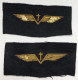 2 Anciens Insigne De Casquette AUMONIER Armée De L'air Française (belle Qualité) - Uniformes