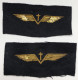 2 Anciens Insigne De Casquette AUMONIER Armée De L'air Française (belle Qualité) - Uniforms