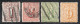 HAMBURGO (ALEMANIA-GERMANY) 4 Sellos Dentados Usados ESCUDO DE ARMAS Año 1864 – Valorizados En Catálogo U$S 94.00 - Hambourg