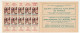 Carnet Anti-tuberculeux 1936 Association Alsacienne Lorraine Contre La Tuberculose - Bilingue - 20 Timbres 10cts / 2F - Blocchi & Libretti