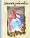 Virgen María Virgen Niño JESÚS Navidad Religión Vintage Tarjeta Postal CPSM #PBB917.ES - Jungfräuliche Marie Und Madona