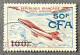 FRAREPA052U - Poste Aérienne - Mystère IV - 100 F Surcharged 50 F CFA Used Stamp - 1954 - France YT PA 52 - Usati