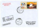 NCP 22 - 392-a Romania - Kuwait, FRIENDSHIP - Registered, Stamp With Vignette - 2012 - Covers & Documents
