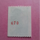Roulette N°2222k 1 F 60 Vert Numéro Rouge Au Verso 1 Bande Phosphorescente à Gauche Cote 2024 30€ - 1982-1990 Liberté (Gandon)