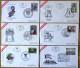 Austria - St. 25 FDCs From 1966 - 1974 / 1984 - Look Scans(4) - Colecciones