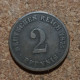 (LP329) - ALLEMAGNE -  2 Pfennig 1875 C, Francfort - 2 Pfennig
