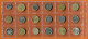 Lot Of 18 Used Coins.All Different. [de101] - Kilowaar - Munten