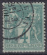 TIMBRE FRANCE SAGE 4c VERT N° 63 OBLITERATION CHOISIE - TB CENTRAGE - COTE 150 € - 1876-1878 Sage (Type I)