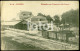 1921 POSTCARD ESTAÇAO COMBOIOS TRAIN STATION VALENÇA MINHO PORTUGAL POSTAL CARTE POSTALE Stamped Timbre - Gares - Avec Trains