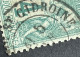YT 63 Laroche-Saint-Cydroine (Yonne) Rare 4c Vert Paix Et Commerce SAGE (type I Une Dent Courte O) (timbre 100 €) 5amsco - 1876-1878 Sage (Type I)