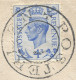 UK British Forces Abroad KG6 Regular D4 Solo Franking CV  To Holland - "POSTERI ...N.. " - Poststempel