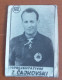 #12  Rare Football Card ZLATKO CAJKOVSKI Yugoslavia National Team 1950s Soccer - Otros & Sin Clasificación