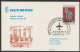 1968, Olympic Airways, Erstflug, Saloniki Greece - Zürich - Storia Postale