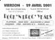 VIERZON Dimanche 29 Avril 2001 Parc Des Expositions - Flippers-Juke-Boxes............ - Bourses & Salons De Collections