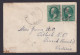 USA Damenbrief MEF 3c Blackinton Massachusetts MEF E Cents Ontario Kanada 1891 - Covers & Documents