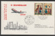 1971, Swissair, Erstflug, Liechtenstein - New York JFK - Luchtpostzegels