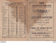 B13- FUMEL - LIBOS - CALENDRIER REGIONAL DES COURSES HIPPIQUES - 1951 - HIPPODROME DE LADHUIE - ( 2 SCANS ) - Petit Format : 1941-60