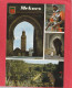 CPM . MULTIVUES " MEKNES  "  CARTE AFFR AU VERSO LE 15-10-1982  .  2 SCANNES - Meknès