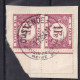 TIMBRES T Taxes  OOSTENDE EN PAIRE AVEC BORD DE FEUILLE - Briefmarken