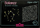 Astrologie - Signe De Feu - Balance - CPM - Carte Neuve - Voir Scans Recto-Verso - Astrología