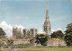 Angleterre - Chichester - Cathedral - Cathédrale - The Cathedral And The City Wall From The Avenue De Chartres - Sussex  - Chichester