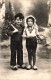 FRANCE - Ile D'Oleron - Jeunes Pêcheurs - Deux Enfants - Un Garçon - Une Petite Fille - Carte Postale Ancienne - Ile D'Oléron