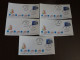 Greece 2004 Olympic City Thessaloniki Sport Days Cancels SET Of 17 - FDC