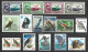 Collection Of 43-Birds Of Prey Stamps, Mint, Mint Hinged, Includes Owl And Vulture, Condition As Per Scan - Águilas & Aves De Presa