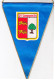 Fanion-souvenir Triangulaire 32° Compagnie Divisionnaire. 185 X 280 Mm. Imprimé. 20 G. - Esercito