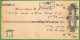 ZA1591 - PALESTINE Israel - POSTAL HISTORY - REVENUE Stamp  On CHECK 1936 - Palestine