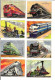 DN05 - SERIE COMPLETE IMAGES PRODUITS CHARLIE - LOCOMOTIVES - TRAINS - CHEMIN DE FER - Spoorweg