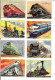 DN05 - SERIE COMPLETE IMAGES PRODUITS CHARLIE - LOCOMOTIVES - TRAINS - CHEMIN DE FER - Railway