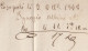 1862 - Enveloppe Pliée De CONSTANTINOPOLI Constantinople Vers GENOVA Via TRIEST Trieste - Vapore Del Levante - European And Asian Offices